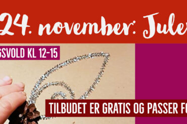 Lørdag 24. november: Juleverksted