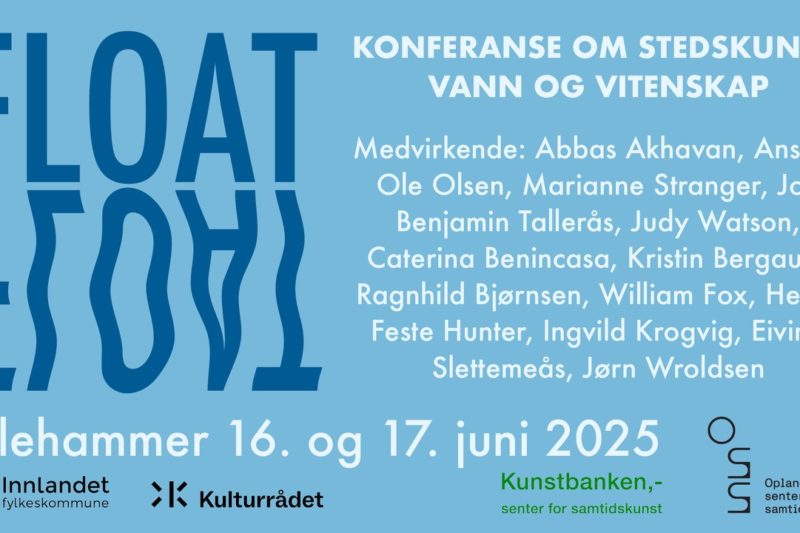 FLOAT – Konferanse om stedskunst, vann og vitenskap