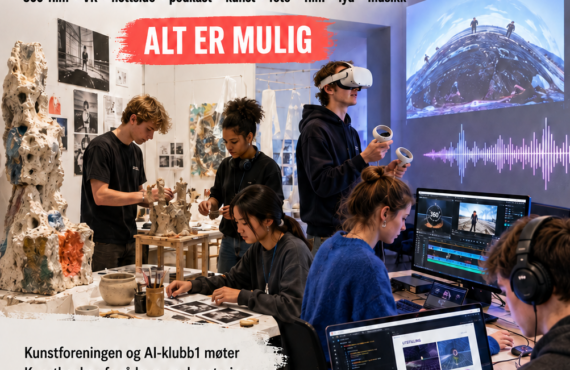 Hva skjer når ungdom får skape sin egen utstilling?